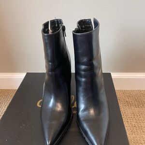 Charles by Charles David Elegant Black Ankle Boots